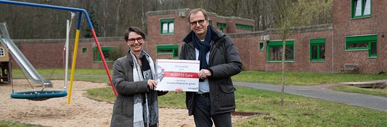 DEUTA spendete im dritten Jahr in Folge für das Bethanien Kinderdorf.