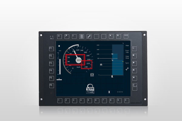DEUTA Multifunktions-Terminal MFT S11 SIL3, ausgerüstet mit der IconTrust®-Technologie und einem TFT-Display